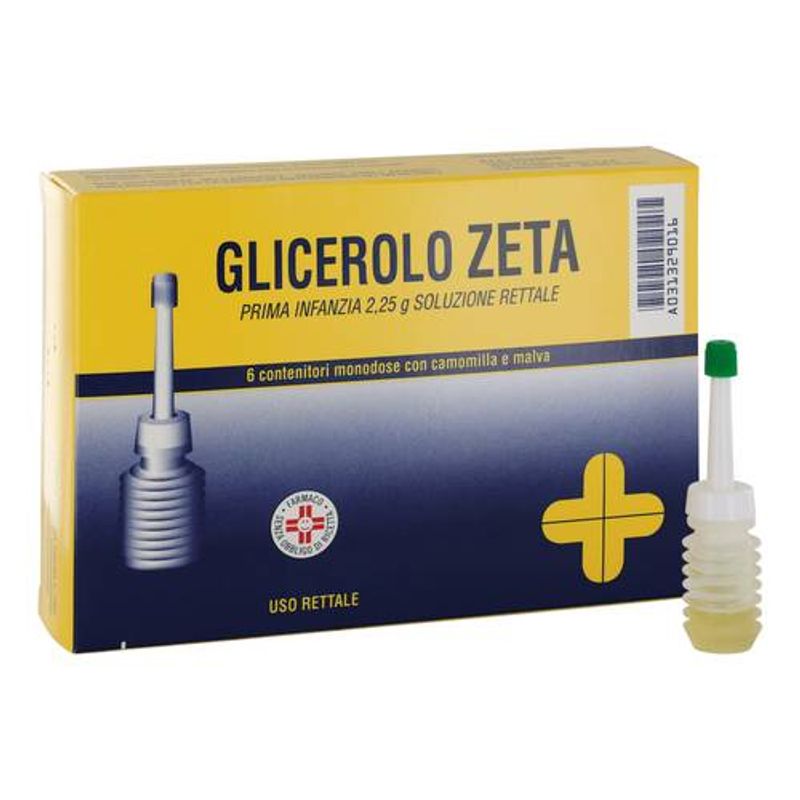 Glicerolo Zeta Prima Infanzia Soluzione Rettale Camomilla e Malva 6 contenitori 2,25g-1