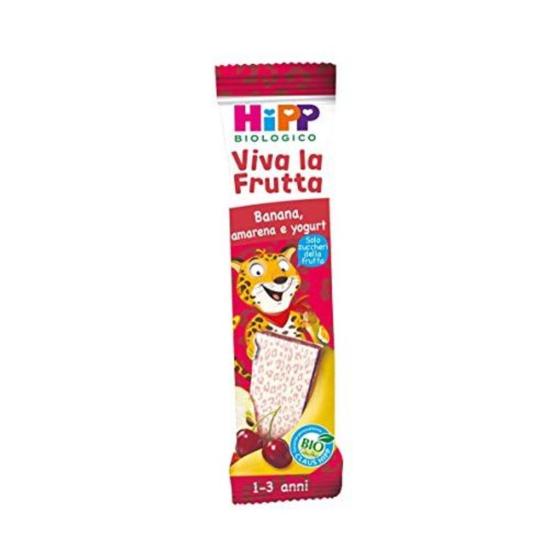 Hipp Barretta Viva la Frutta banana amarena e yogurt 23g-1