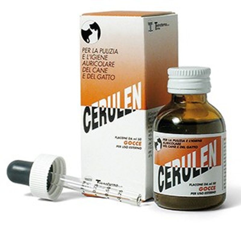 Cerulen Gocce Otologiche per la pulizia del padiglione auricolare cane e gatto 50ml-1
