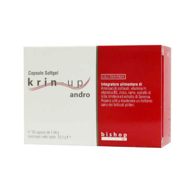 Krin Up Andro 30 Capsule - Integratore per Capelli Forti-1