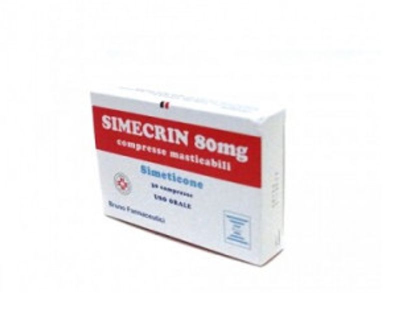 Simecrin disturbi funzionali Gastrointestinali 30 compresse masticabili 80 mg-1