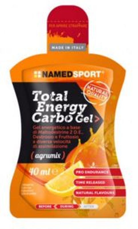 Named Sport Total Energy Carbo Gel energetico per lo sportivo gusto agrumi 40ml-1