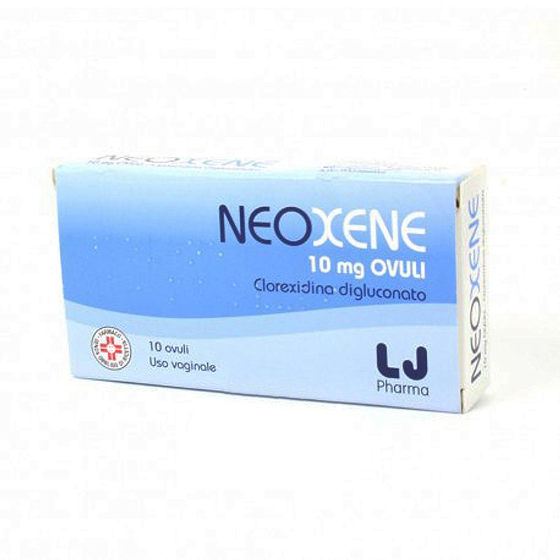 Neoxene 10 Ovuli Vaginali disinfezione della mucosa vaginale 10mg-1