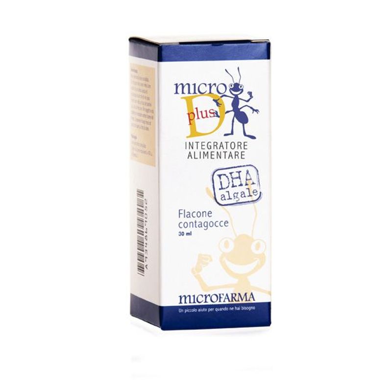 Micro D Plus Integratore Alimentare a base di DHA e vitamina D3 15ml-1