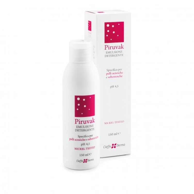 Piruvak Emulsione Detergente specifica per pelli acneiche e seborroiche 150ml-1