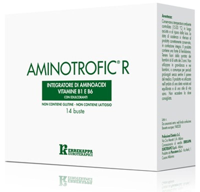 Aminotrofic R integratore alimentare di Vitamina B 14 bustine 5,5g-1