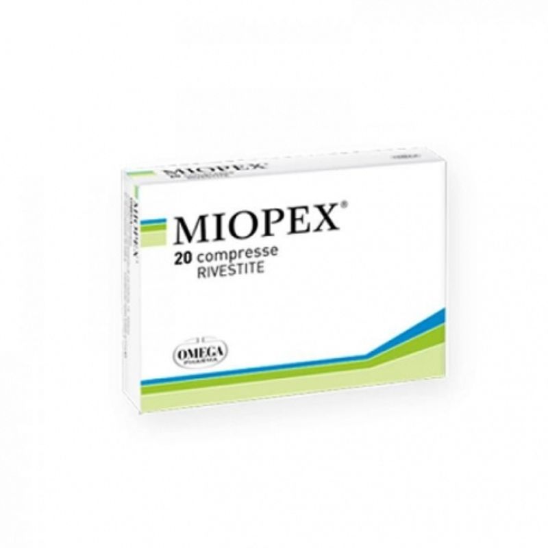 Miopex integratore alimentare per le funzioni fisiologiche dell'occhio 20 compresse-1