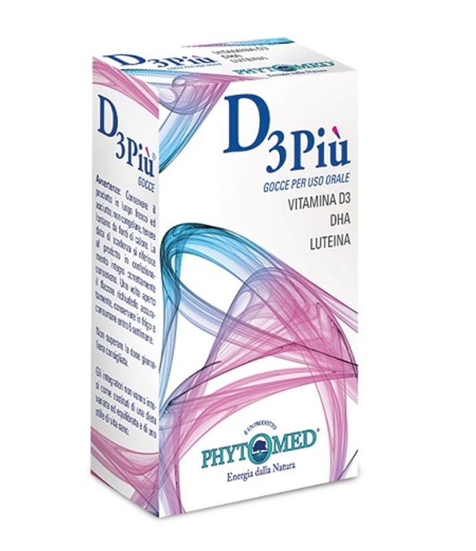D3 Più Gocce integratore alimentare a base di vitamina D3 20ml-1