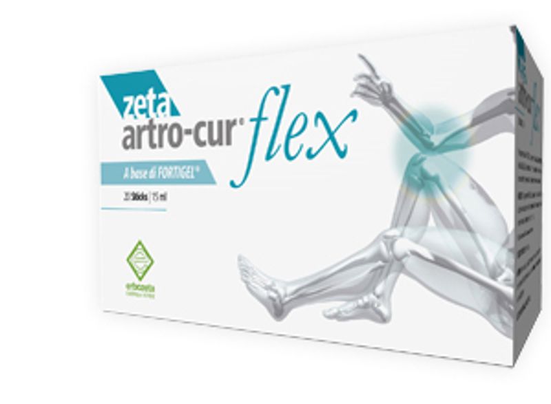 Erbozeta Artro Cur Flex integratore alimentare per l'apparato muscolo scheletrico 20 stick-1