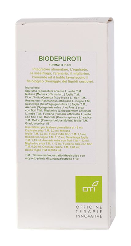 Oti Biodepuroti Formato Plus integratore alimentare per il drenaggio 200ml-1