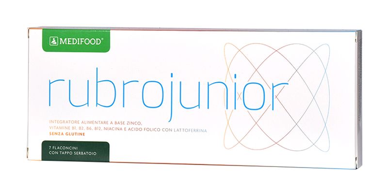 Rubrojunior integratore alimentare per le difese immunitarie 7 flaconcini-1