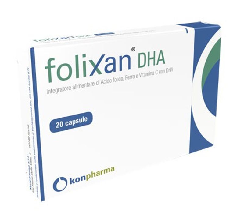 Folixan DHA integratore alimentare per le donne in gravidanza 20 capsule-1