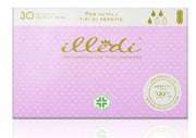 Illedi Assorbenti Mini senza ali 180mm 30 pezzi-1