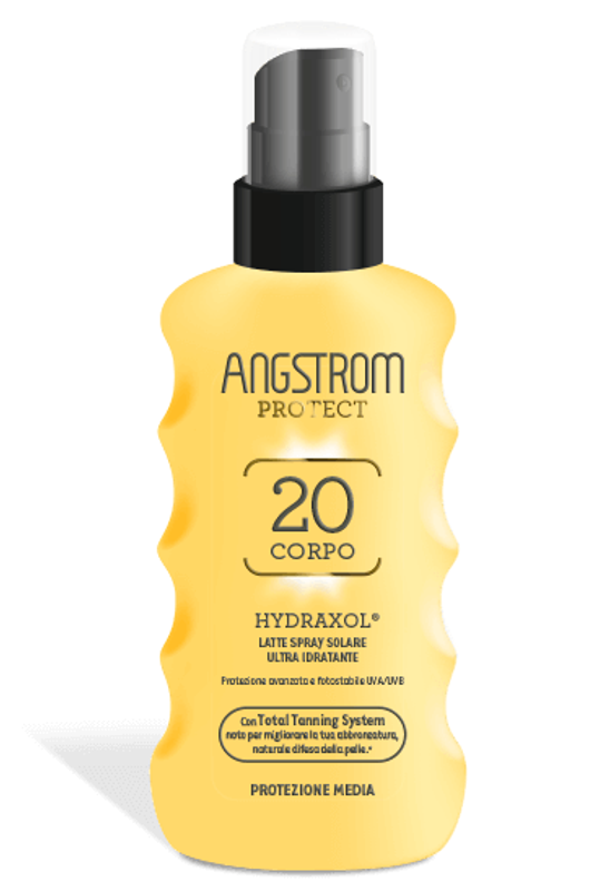 Angstrom Protect SPF20 Corpo Hydraxol latte spray solare 175ml-1