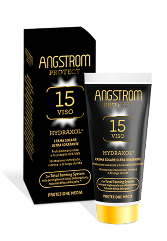 Angstrom Protect SPF15 Viso Hydraxol crema solare ultra idratante 50ml-1