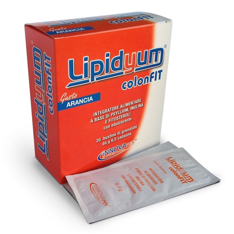 Lipidyum Colonfit gusto Arancia integratore alimentare utile per il transito intestinale 20 bustine-1