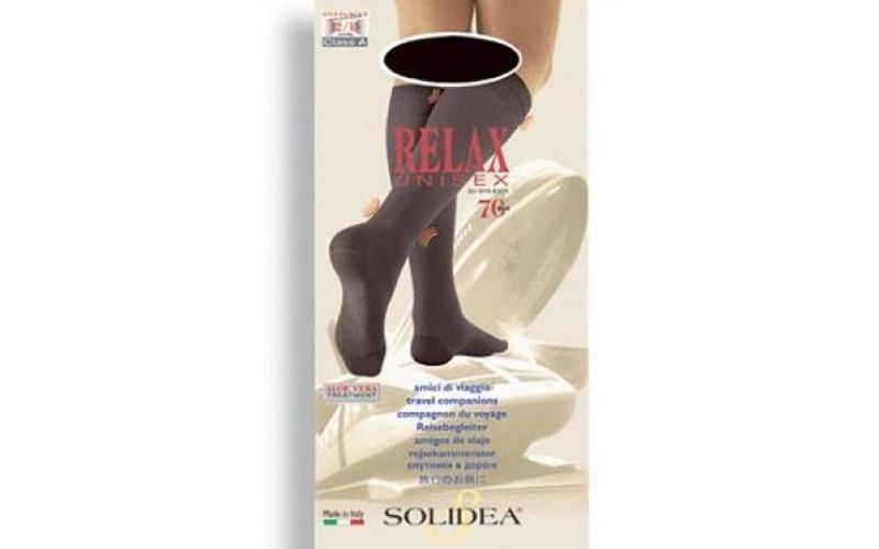 Solidea Relax Unisex Gambaletto 70 denari coprente colore Antracite Taglia 5-XXL-1