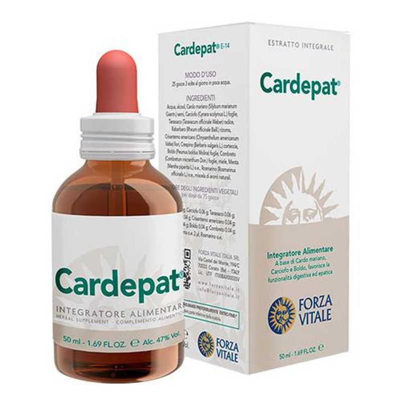 Forza Vitale Cardepat Ecosol integratore alimentare utile per il fegato gocce 50ml-1