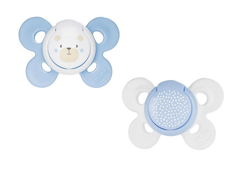 Chicco Succhietto Comfort Physio Boy Silicone 0-6 mesi 2 pezzi-1