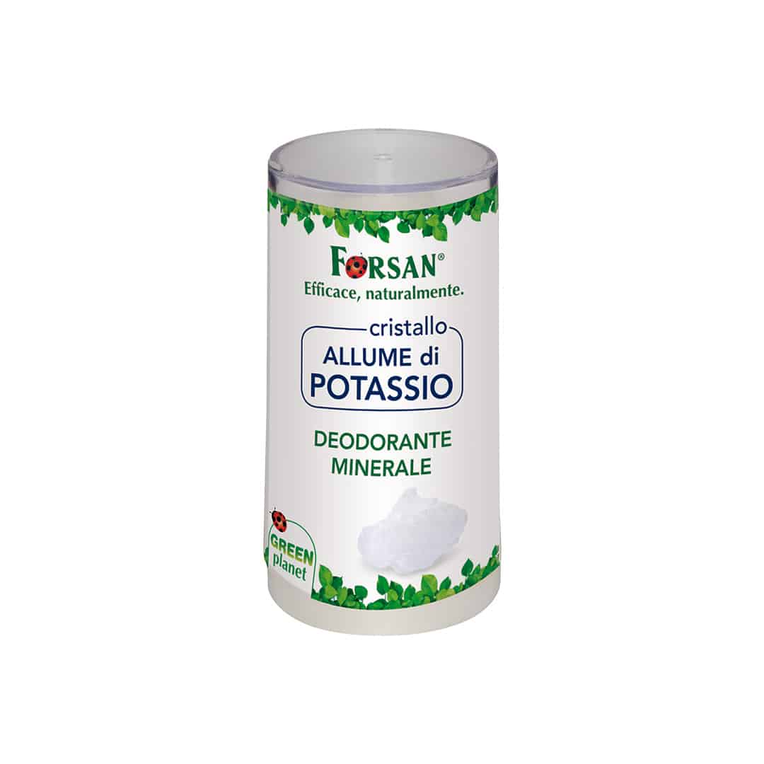 Forsan Cristallo Allume Di Potassio Deodorante Minerale Corpo 120g-1