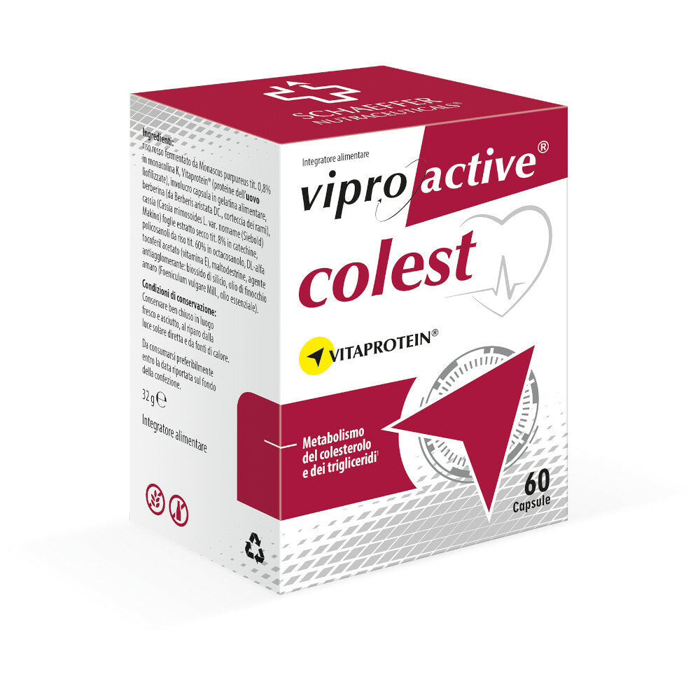 Viproactive Colest controllo del colesterolo 60 Capsule-2
