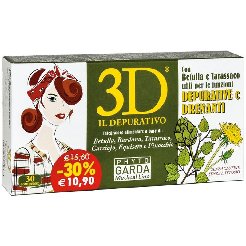 3D Drena Depura 30 Compresse-1