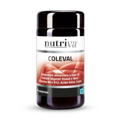Nutriva Coleval controllo dei livelliematici di colesterolo 60 compresse-2