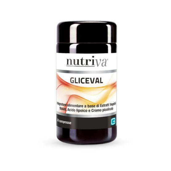Nutriva Gliceval per il metabolismo dei carboidrati 30 compresse-2