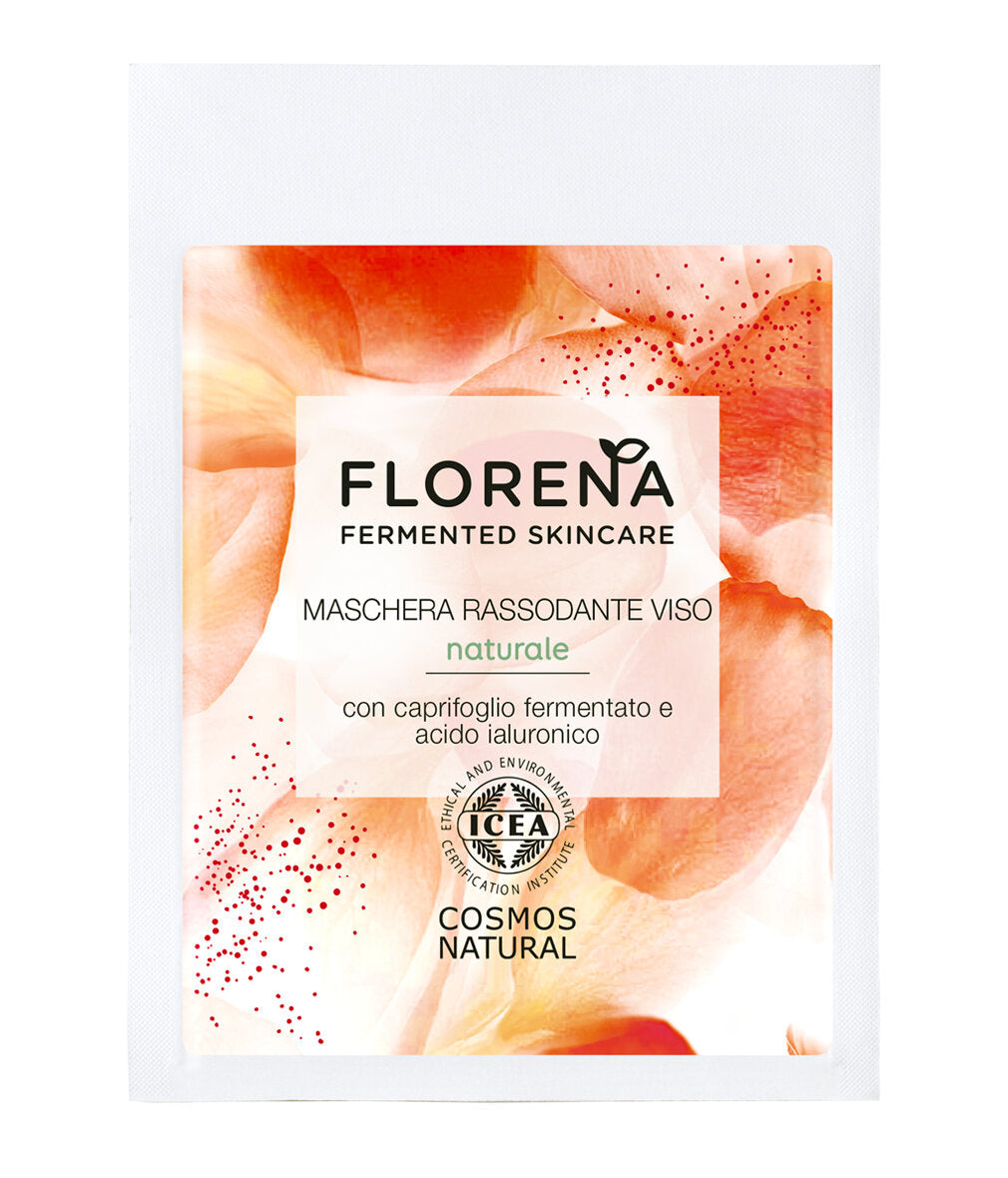 Florena Maschera Rassodante Viso Naturale con Caprifoglio fermentato 8ml-9