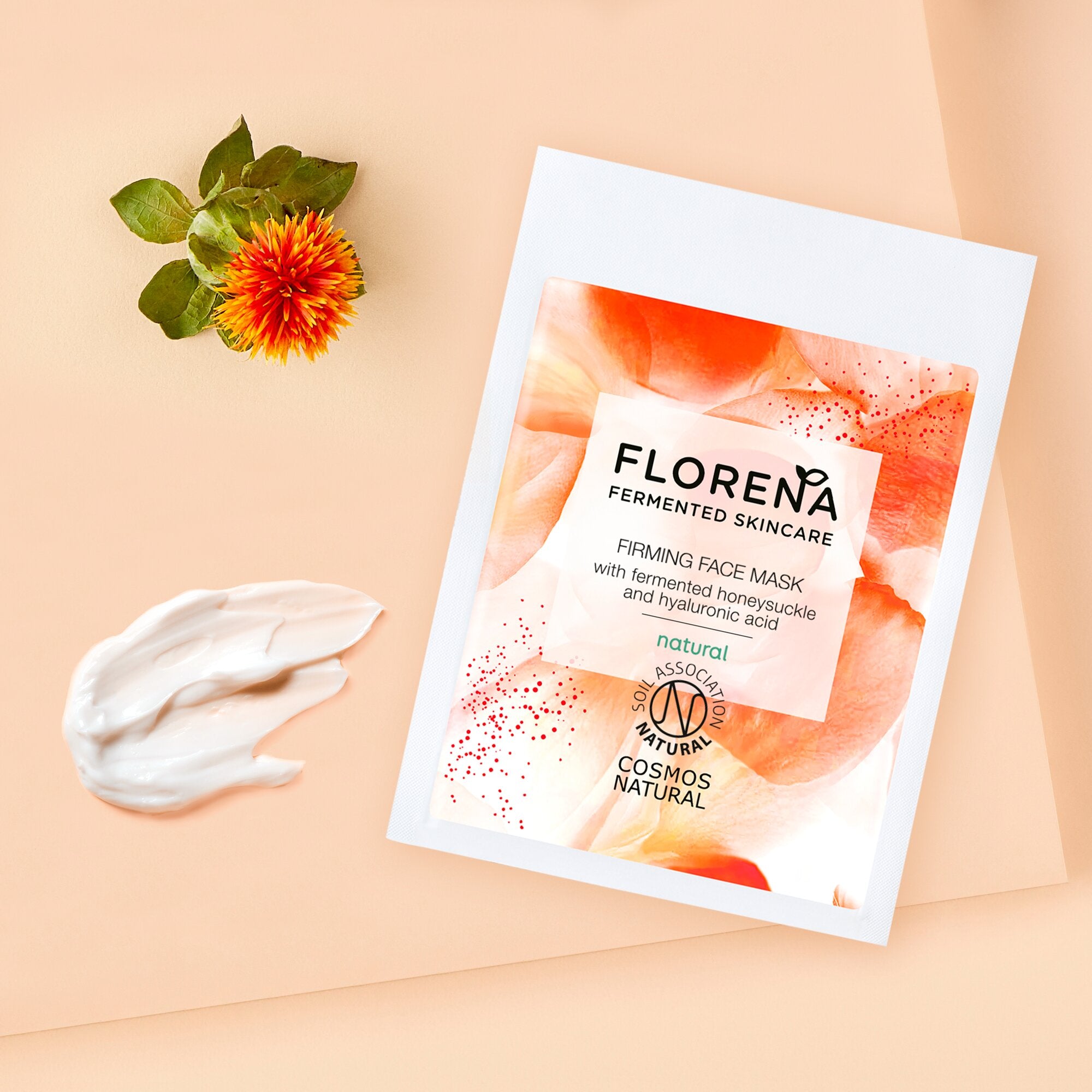 Florena Maschera Rassodante Viso Naturale con Caprifoglio fermentato 8ml-7