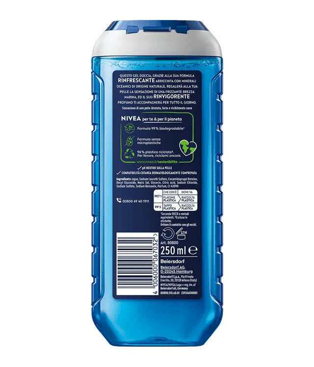 Nivea Men Doccia Shampoo Fresh Ocean 250ml-2