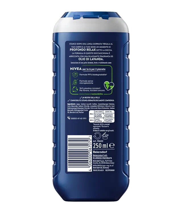 Nivea Men Doccia Shampoo Total Relax 250ml-2