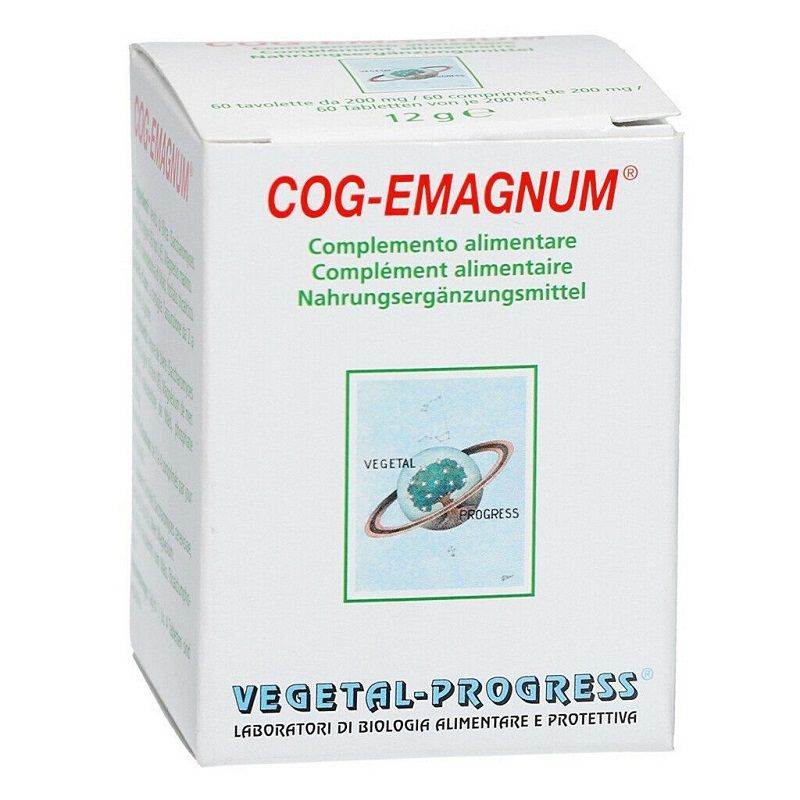 Vegetal Progress Cog-Emagnum integratore alimentare 60 compresse-0