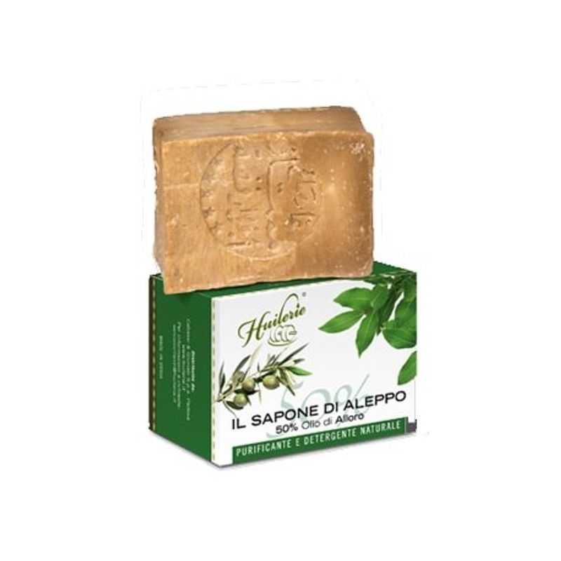 Huilerie Sapone d'Aleppo 40% detergente naturale 200g-1