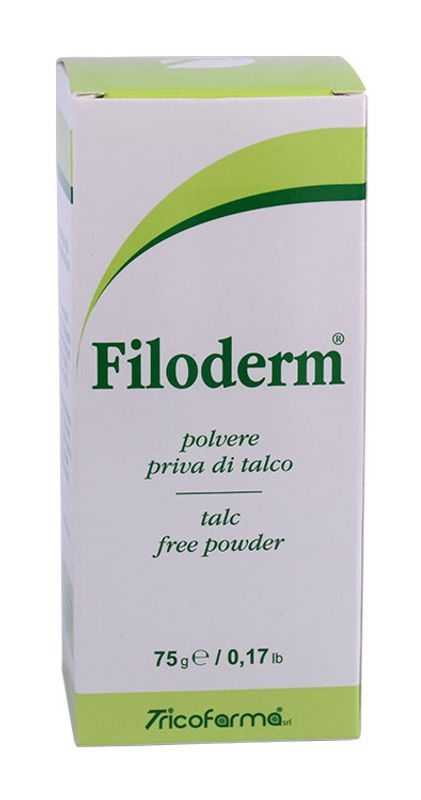 Filoderm Polvere che assorbe l'umidità corporea 75g-0