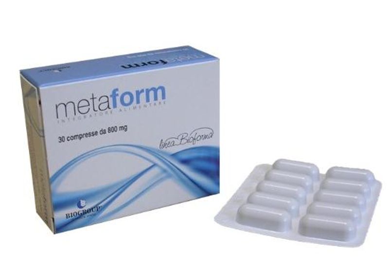 Biogroup Metaform integratore alimentare utile per la perdita del peso corporeo 30 compresse-1