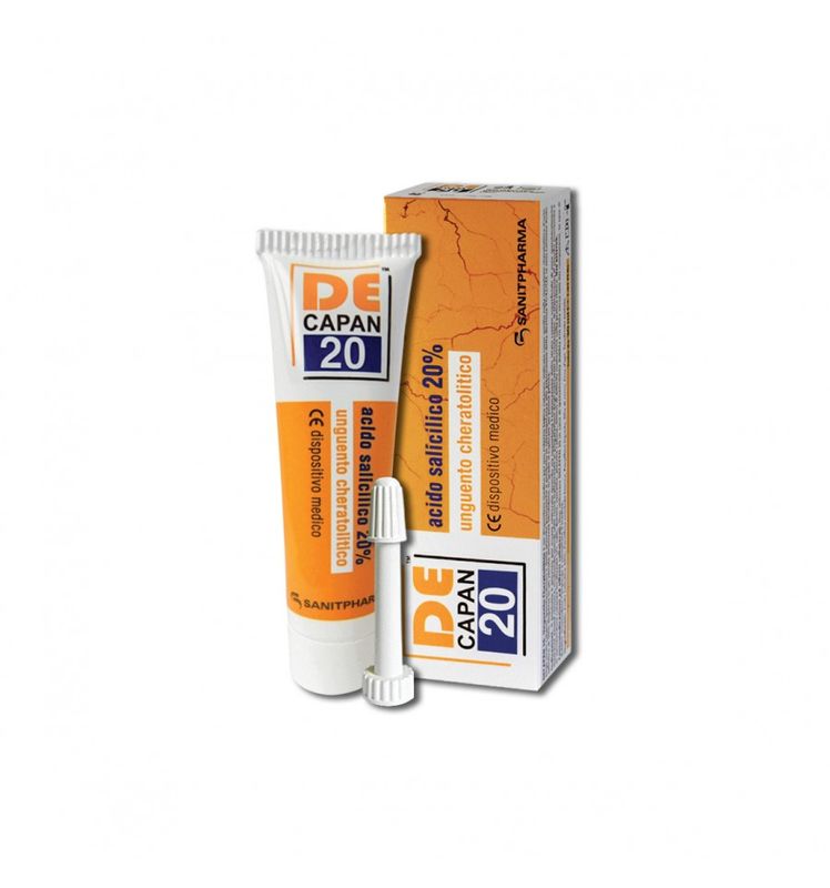 Decapan 20 Unguento cheratolitico 20% acido salicilico 30ml-1