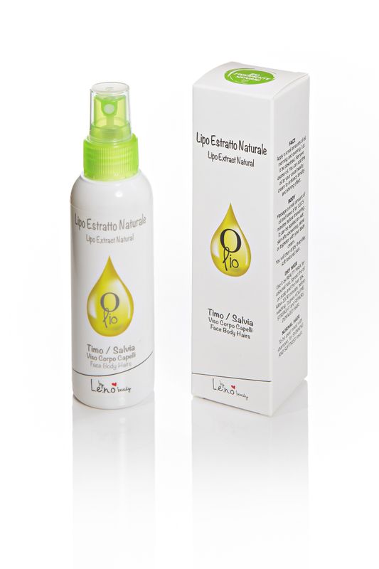 Lipo Estratto Naturale Olio di Bellezza al Timo e alla Salvia per viso corpo e capelli biofisicament-1