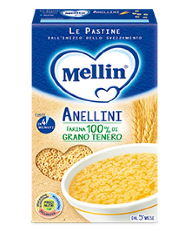 Mellin Anellini farina 100% grano tenero 320g-1
