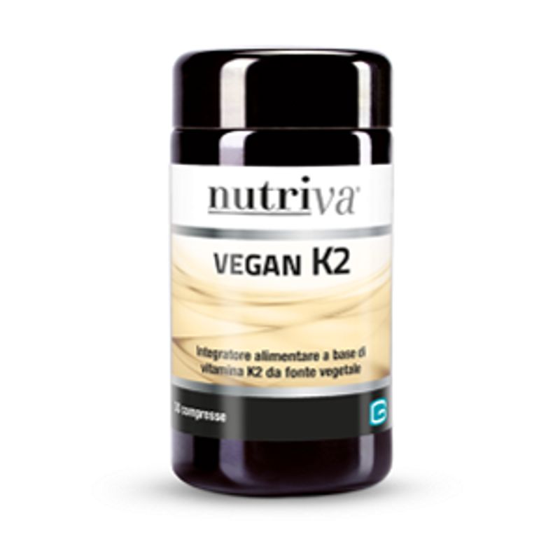 Nutriva Vegan K2 integratore alimentare utile per il mantenimento delle ossa 30 compresse-1