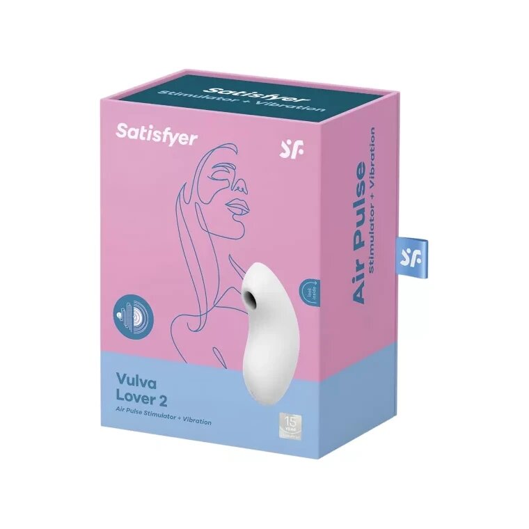 Satisfyer Vulva Lover 2 Stimolatore Clitorideo Bianco-4