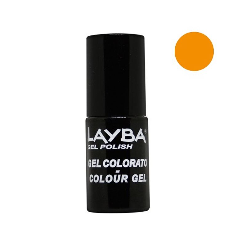 Layla Smalto Gel semi-permanente n.704 Orange Fluo-1