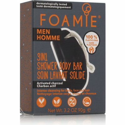 Foamie Men 3 In 1 What A Man Shampoo Docciaschiuma E Viso Solido 80g-1