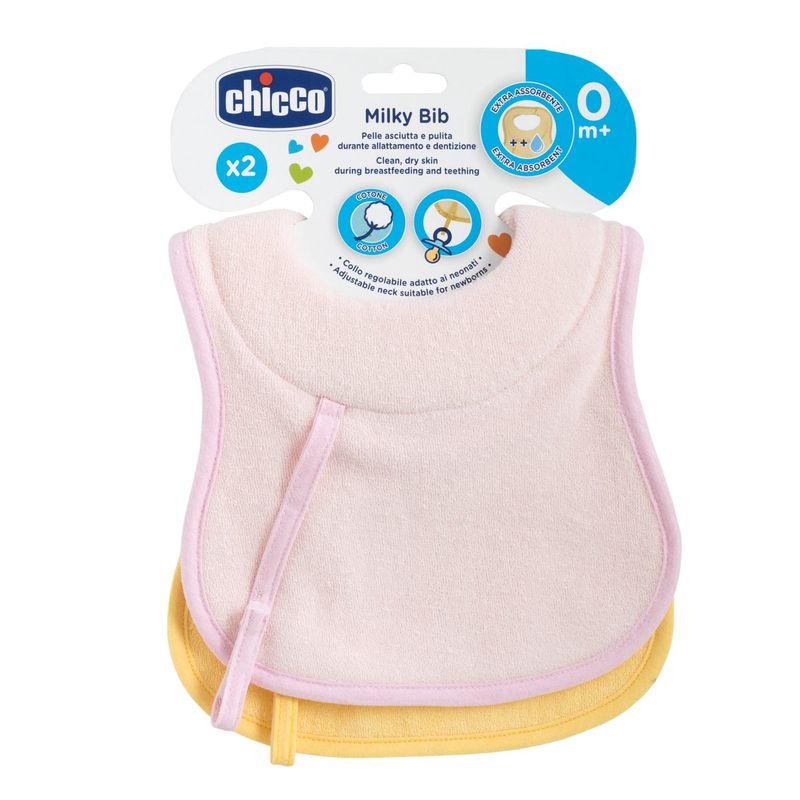 Chicco Bavaglino per bambina 0+ mesi 2 pezzi-1