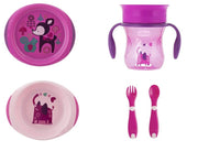 Chicco Set Pappa colore Rosa 12+ mesi-1