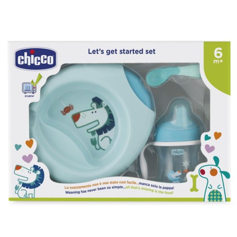 Chicco Set Pappa colore Azzurro 6+ mesi-1