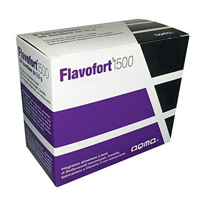 Flavofort 1500 integratore alimentare utile per il microcircolo 14 bustine-1