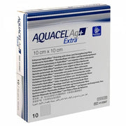 Aquacel Ag + Extra medicazione per piaghe da decubito 10 pezzi dim. 10x10cm-1
