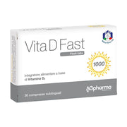 Vita D Fast per il benessere intestinale e sistema immunitario 30 compresse-0