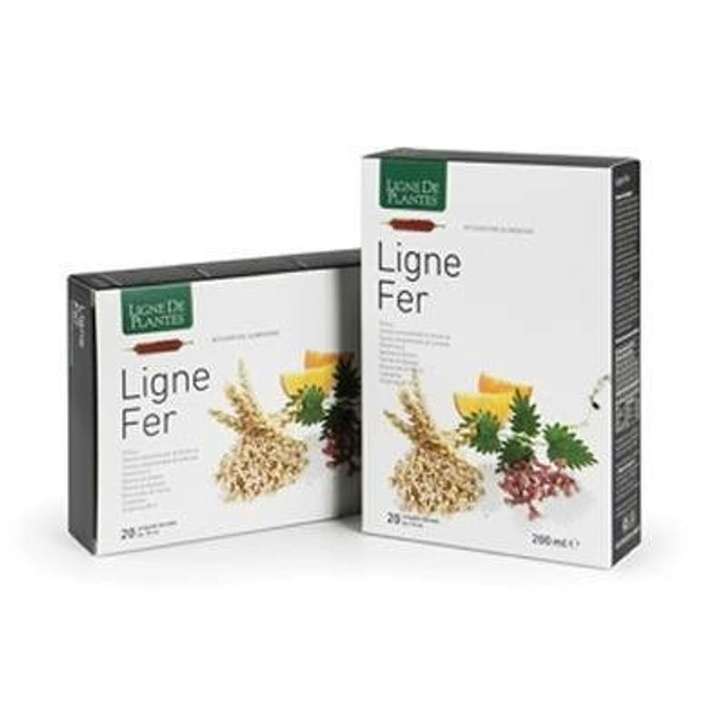 Ligne Fer integratore alimentare utile per unghie e capelli 20 ampolle-1